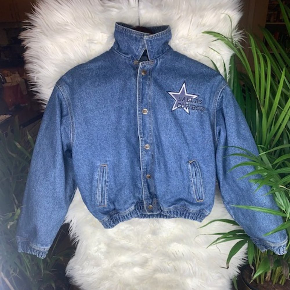Vintage • Dallas Cowboys+Taz Jean Jacket • 10/12 - Picture 2 of 15